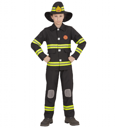 Costume Carnaval Copii - Costum Pompier Copii 3 Piese