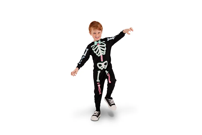 Costume Carnaval Copii - Costum Schelet Copii 116-128 cm