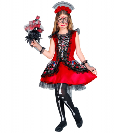 Costume Carnaval Copii - Costum Schelet Dia De Los Muertos