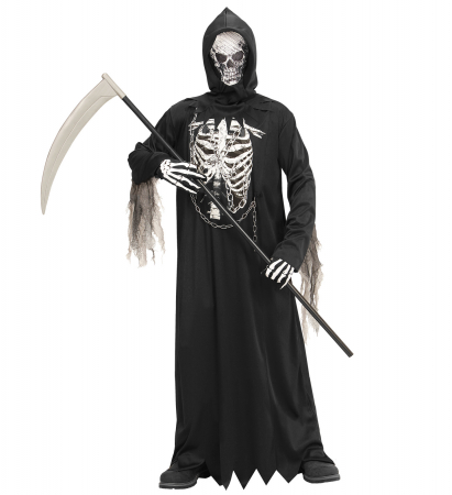 Costume Carnaval Copii - Costum Schelet Lanturi Copii