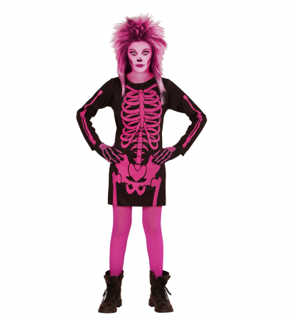 Costume Carnaval fete - Costum Schelet Rochie Roz