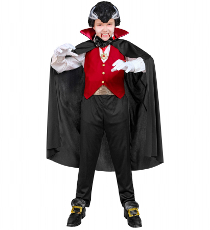 Costume Carnaval Copii - Costum Vampir Baieti 6 Piese