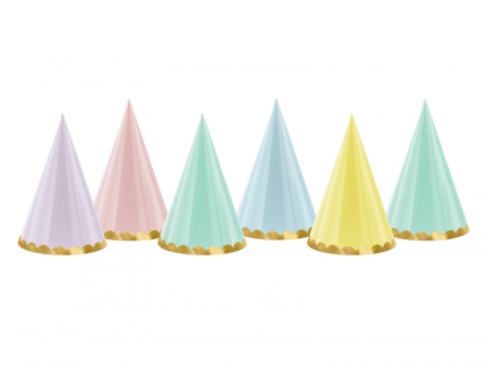 Pastel Party - Set 6 Coifuri Yummy, Multicolor