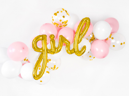 Balon Folie Girl, Auriu - 77 cm [1]