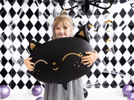 Balon Folie Pisica, Negru - 48x36 cm [1]