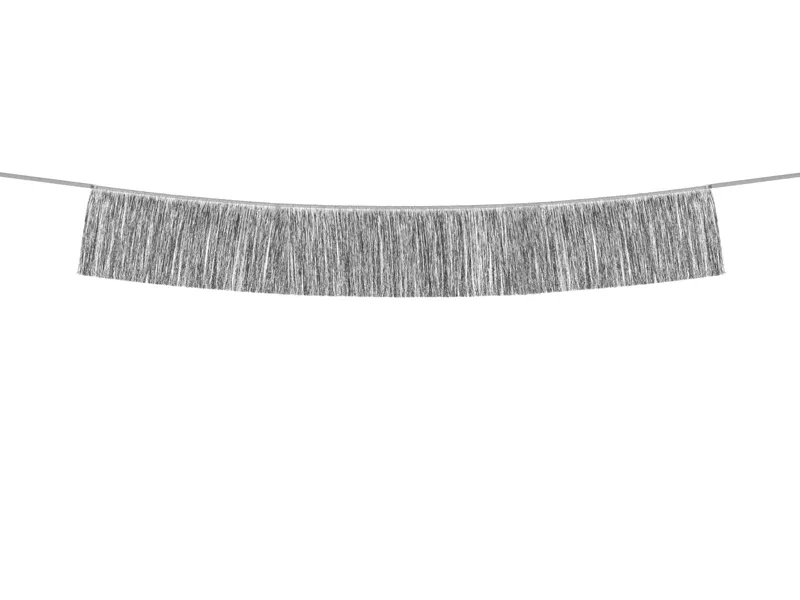 Ghirlande Decorative - Ghirlanda Franjuri Argintii