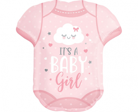 Baloane Folie - Balon Folie Body It's a Baby Girl - 55 x 60 cm
