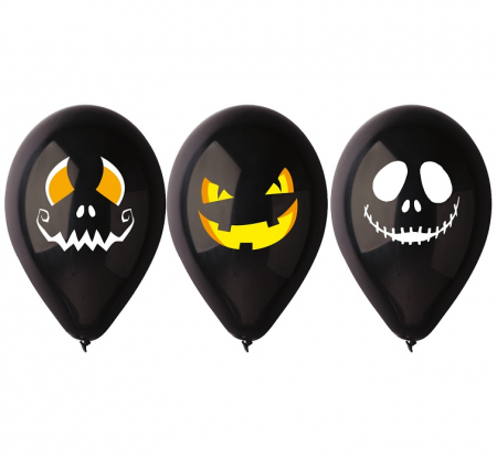 Halloween - Set 3 Baloane fete Halloween - 30 cm