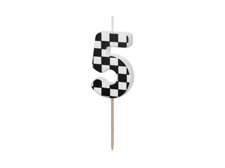 Accesorii Masa - Lumanare Cifra 5 Curse