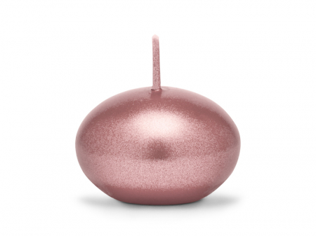 Lumanare Plutitoare Rose Gold, 4 cm [0]