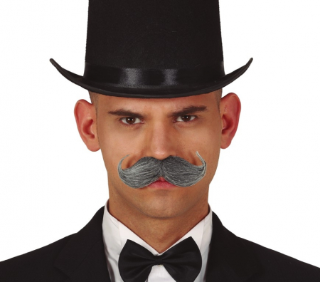 Accesorii Carnaval - Mustata Gri Englez