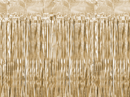 Perdea decorativa, auriu, 90x250 cm [0]