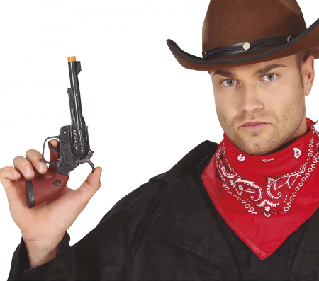 Arme - Pistol Cowboy Negru - 20 cm