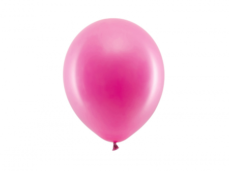 Set 10 Baloane Fucsia Pastel - 23 cm