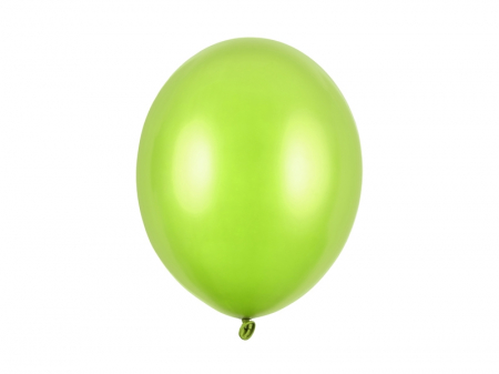 Summer Party - Set 10 Baloane Verde Lime Metalizat - 30 cm