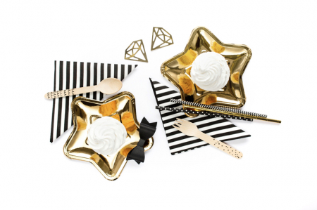 Set 18 Tacamuri Lemn, Negru - 16 cm [4]