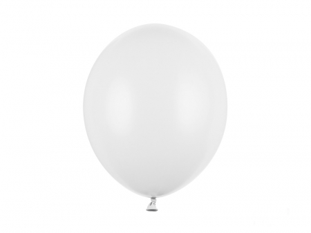 Baloane - Set 10 Baloane Alb Pastel - 30 cm