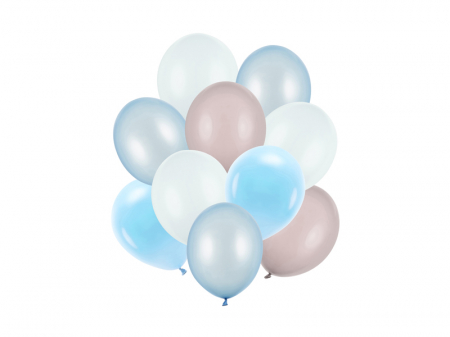 Petrecere Frozen - Set 10 Baloane Latex, multicolor