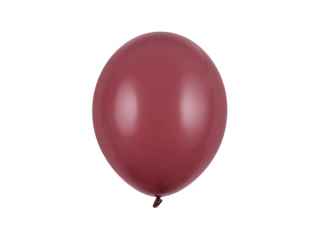 Set 10 Baloane Latex Visiniu Inchis, 27 cm