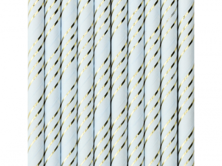 Set 10 Paie, Albastru Deschis [1]