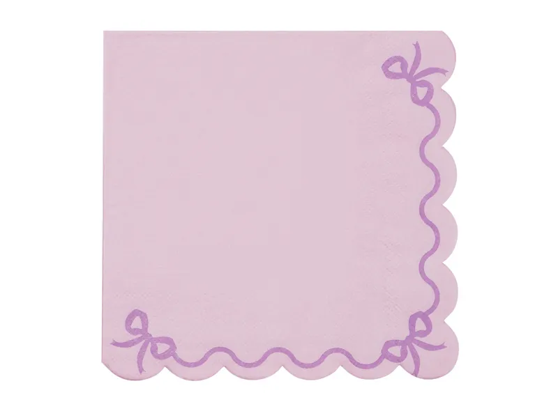 Articole Petrecere - Set 12 Servetele Dantelate Mov