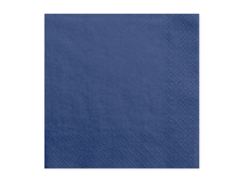 Articole Petrecere - Set 20 Servetele Bleumarin, 3 straturi