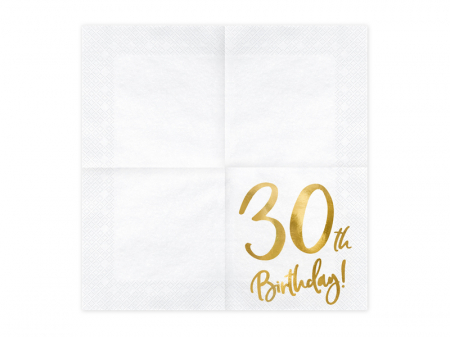 Set 20 Servetele Aniversare 30th Birthday [1]
