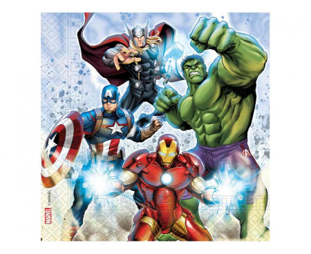 Petrecere Supereroi - Set 20 Servetele Avengers