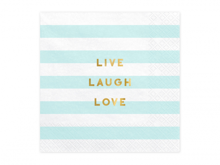 Pastel Party - Set 20 Servetele Live Laugh Love