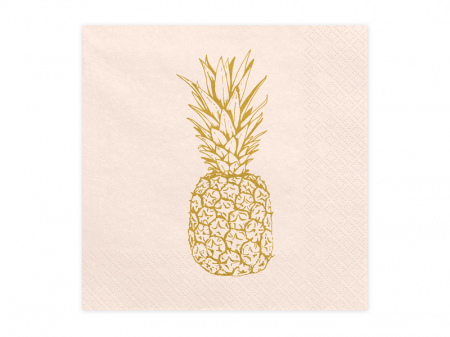 Set 20 Servetele Roz Ananas [0]