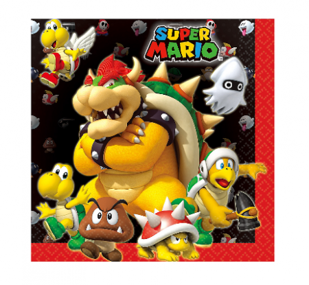 Set 20 Servetele Super Mario [0]