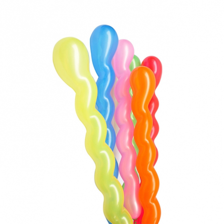 Set 30 Baloane Latex Multicolor Spirala - 100 cm [0]