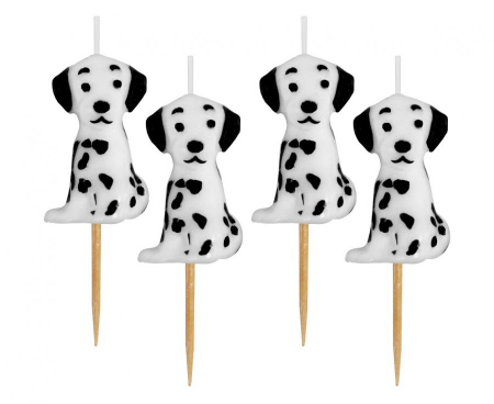 Patrula Catelusilor - Set 4 Lumanari Dalmatian
