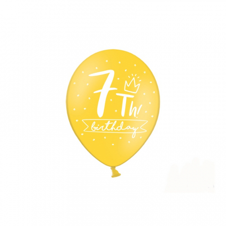 Set 6 Baloane Aniversare 7 ani - 30 cm [2]