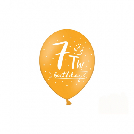 Set 6 Baloane Aniversare 7 ani - 30 cm [5]