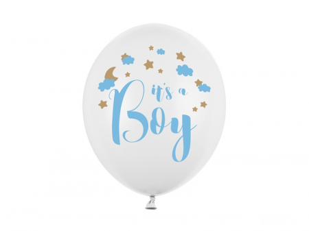 Baloane Latex - Set 6 Baloane It's a Boy - 30 cm