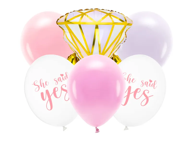 Baloane Latex - Set 6 Baloane She said yes