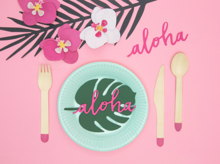 Set 6 Decoratiuni Aloha - Orhidee [2]