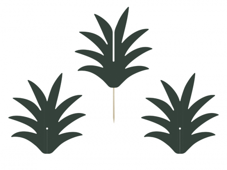 Set 6 Decoratiuni Prajitura - Ananas [2]
