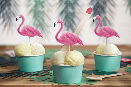 Set 6 Decoratiuni Prajitura - Flamingo [1]
