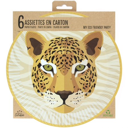 Set 6 Farfurii Leopard, 23 cm [2]