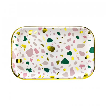 Set 6 Farfurii Multicolor, 22 x 13.5 cm [0]