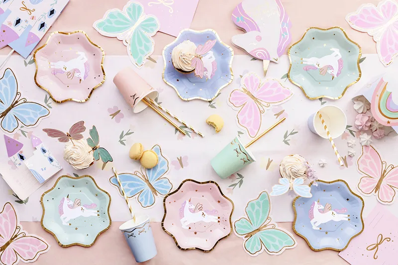 Set 6 Farfurii Unicorn, Mix, 18 cm [2]