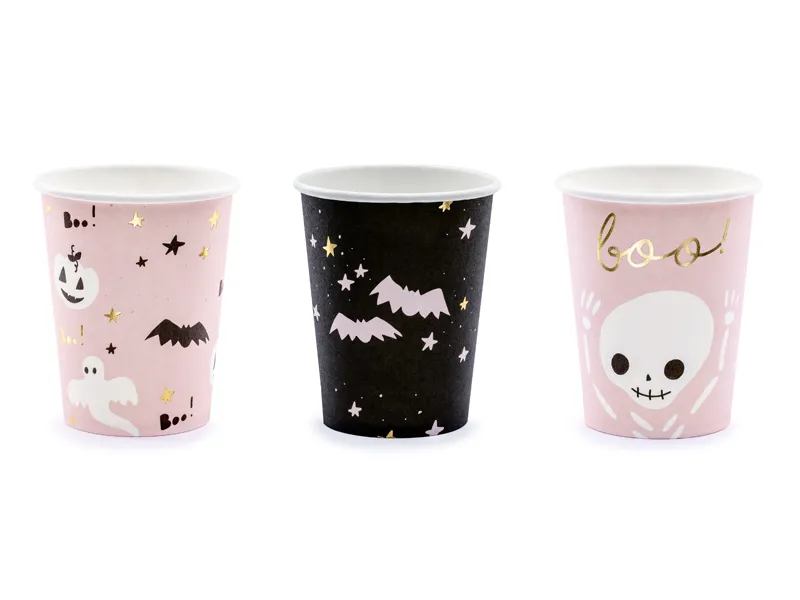 Halloween - Set 6 Pahare Boo, 220 ml