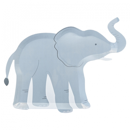 Set 8 Farfurii Elefant - 30 cm
