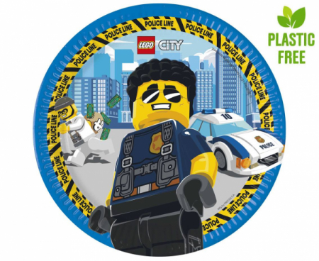 Set 8 Farfurii Lego City, 23 cm [1]