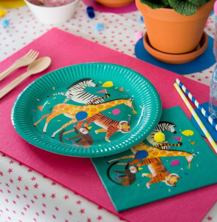 Set 8 Farfurii Party Animals Safari, 23 cm [2]