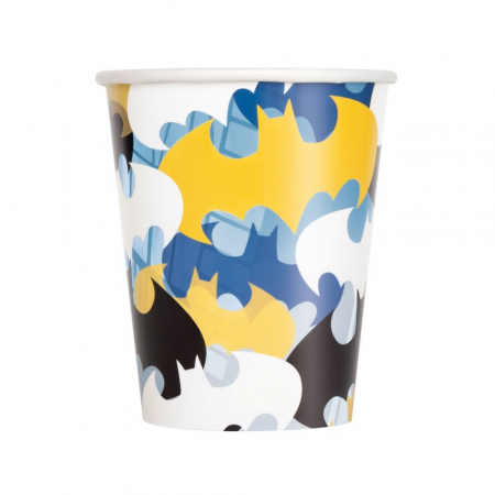 Petrecere Supereroi - Set 8 Pahare Batman, 260 ml