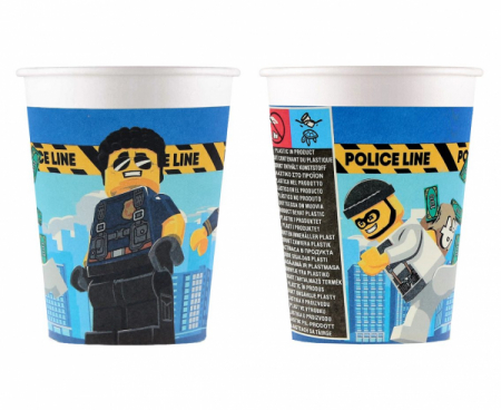 Set 8 Pahare Lego City, 200 ml [1]