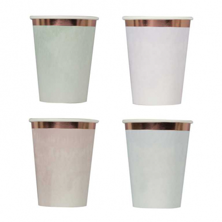 Pahare - Set 8 Pahare Pastel Party Mix, 266 ml